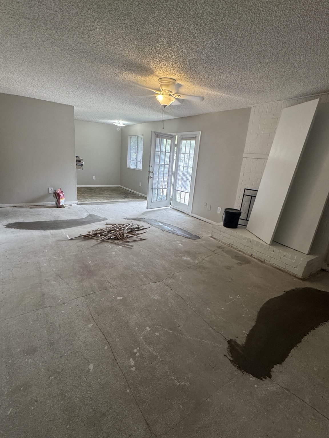 Floor prep work before installation